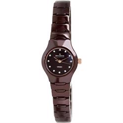 Image of Skagen Ceramic Kollektion, brunt Dame ur, 816XSDXC1